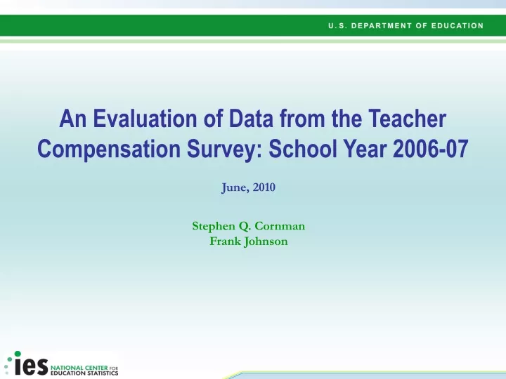 an evaluation of data from the teacher