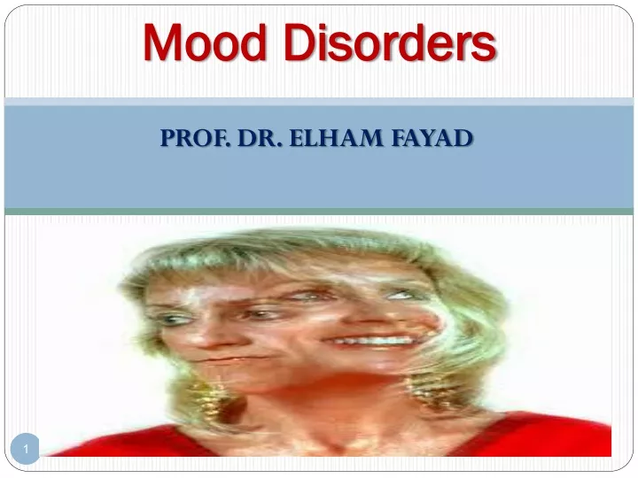 mood disorders