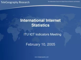 International Internet Statistics