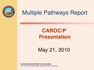 CAROC/P  Presentation  May 21 ,  2010