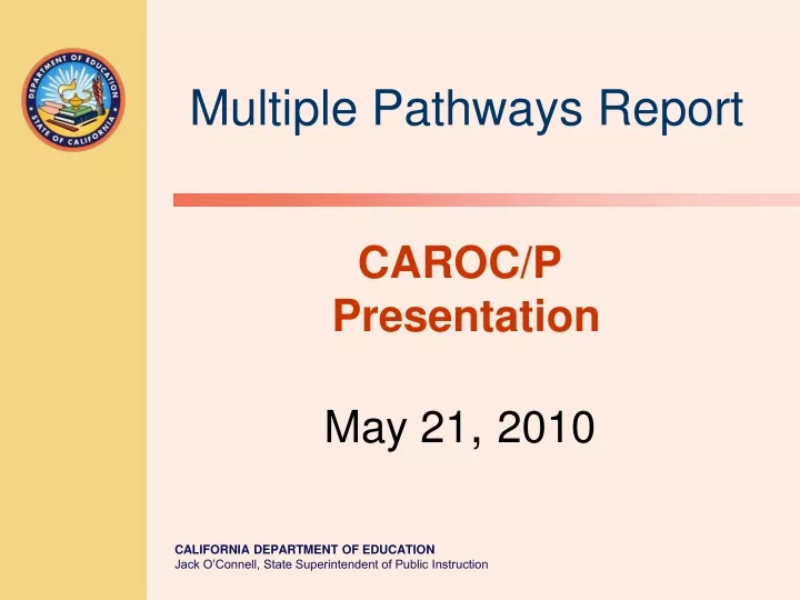 caroc p presentation may 21 2010