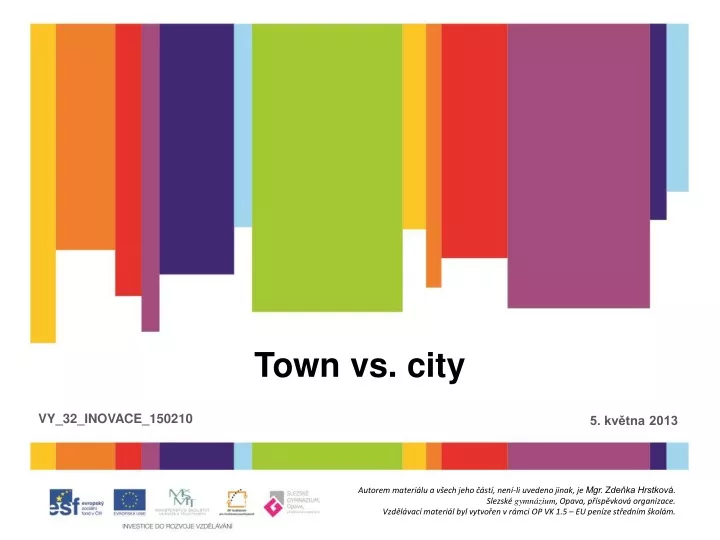 town vs city