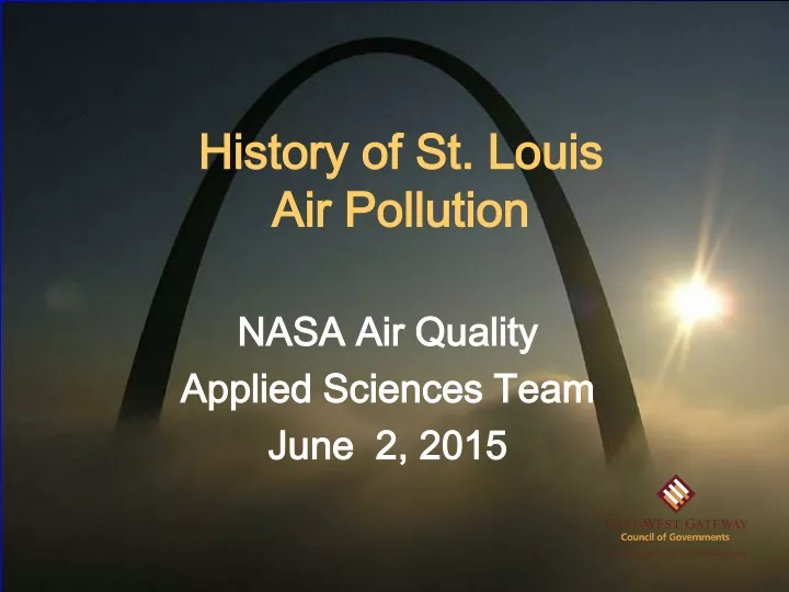 history of st louis air pollution