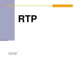Real-Time Transport Protocol (RTP) and Control Protocol (RTCP) Overview - slide 1