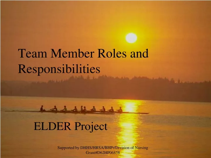 team member roles and responsibilities