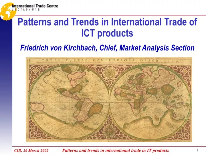 patterns and trends in international trade