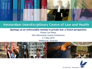 Amsterdam Interdisciplinary Centre of Law and Health