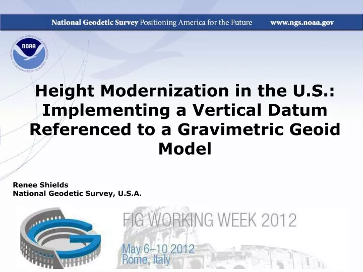 height modernization in the u s implementing