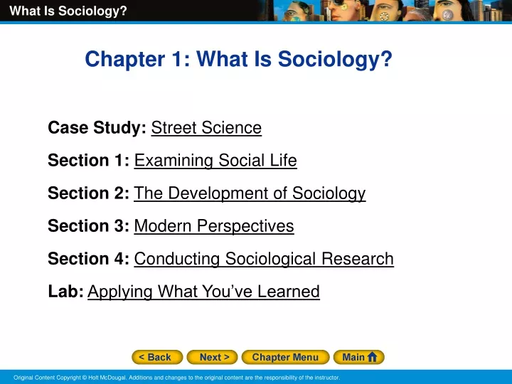 chapter 1 what is sociology case study street