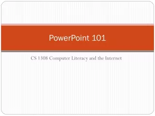 PowerPoint 101