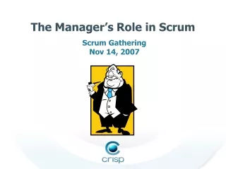 The Manager’s Role in Scrum