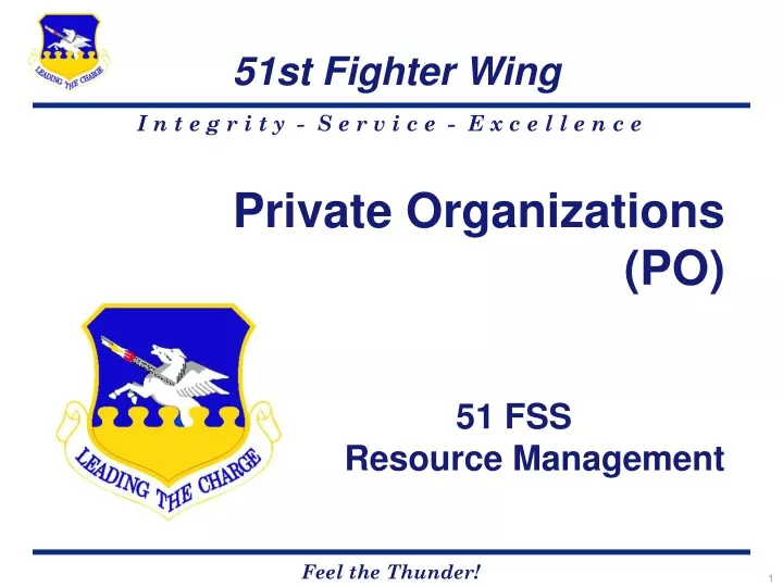 private organizations po