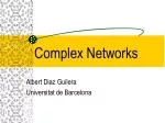 Complex Networks - slide 1