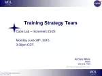 Training Strategy Team