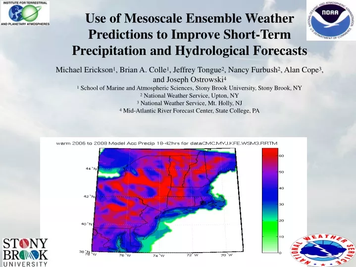 use of mesoscale ensemble weather predictions