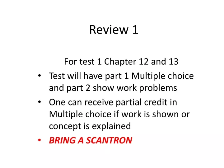review 1