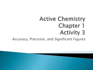 Active Chemistry Chapter 1 Activity 3