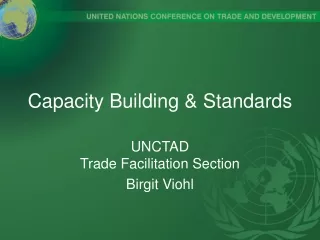 Capacity Building &amp; Standards