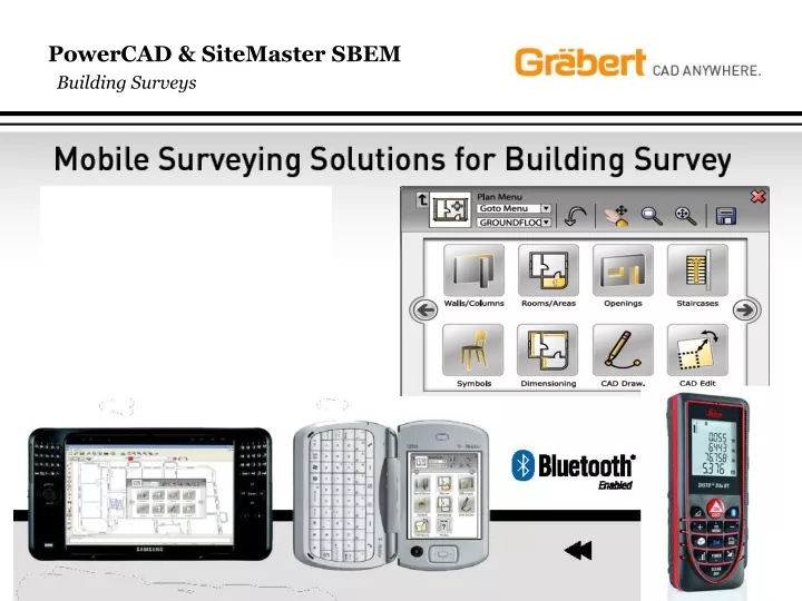 powercad sitemaster sbem building surveys
