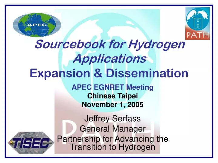 sourcebook for hydrogen applications expansion dissemination