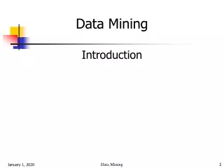 Data Mining Introduction