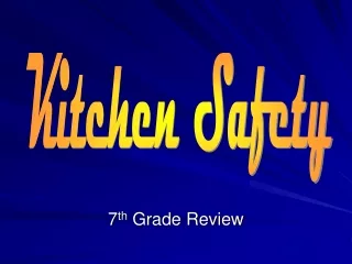 7 th  Grade Review