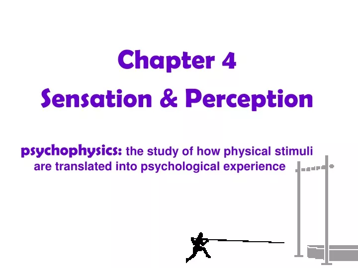 chapter 4 sensation perception psychophysics
