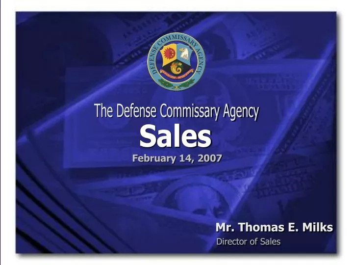 the defense commissary agency