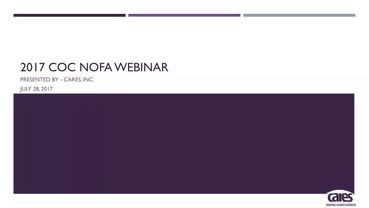 2017 coc nofa webinar