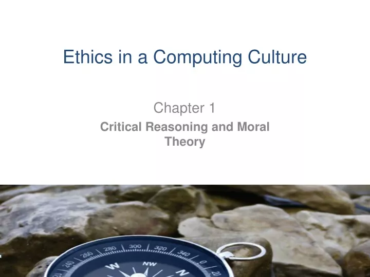 ethics in a computing culture