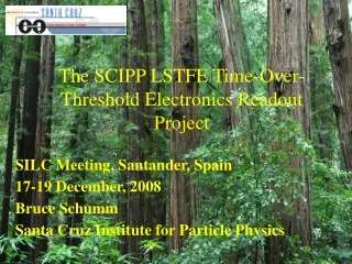The SCIPP LSTFE Time-Over-Threshold Electronics Readout Project