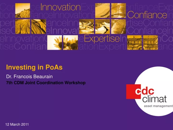investing in poas dr francois beaurain