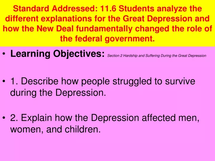 standard addressed 11 6 students analyze