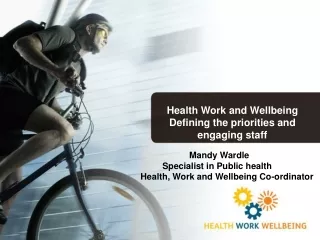 Mandy Wardle           Specialist in Public health