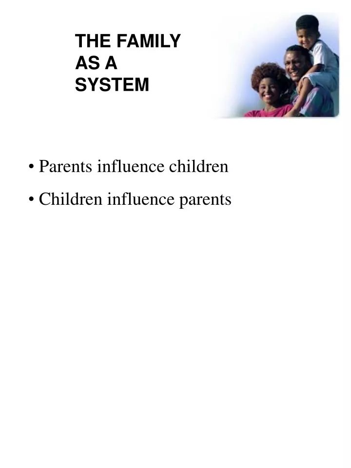 the family as a system