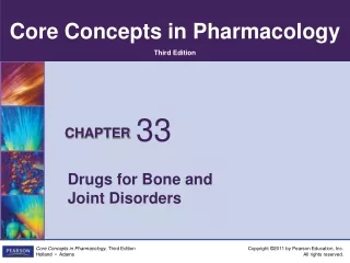 Drugs for Bone and Joint Disorders