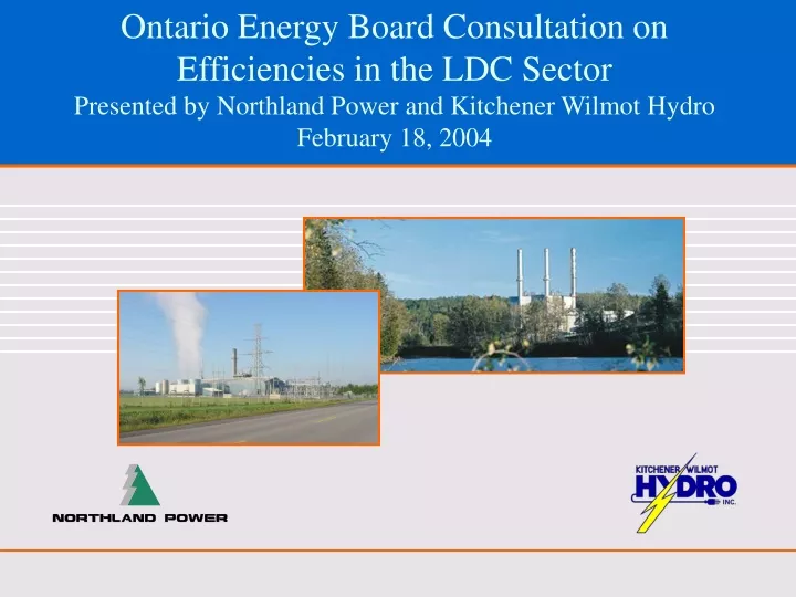 ontario energy board consultation on efficiencies