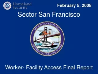Sector San Francisco Worker- Facility Access Final Report
