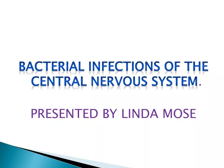 bacterial infections of the central nervous