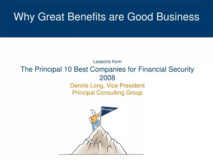 why great benefits are good business