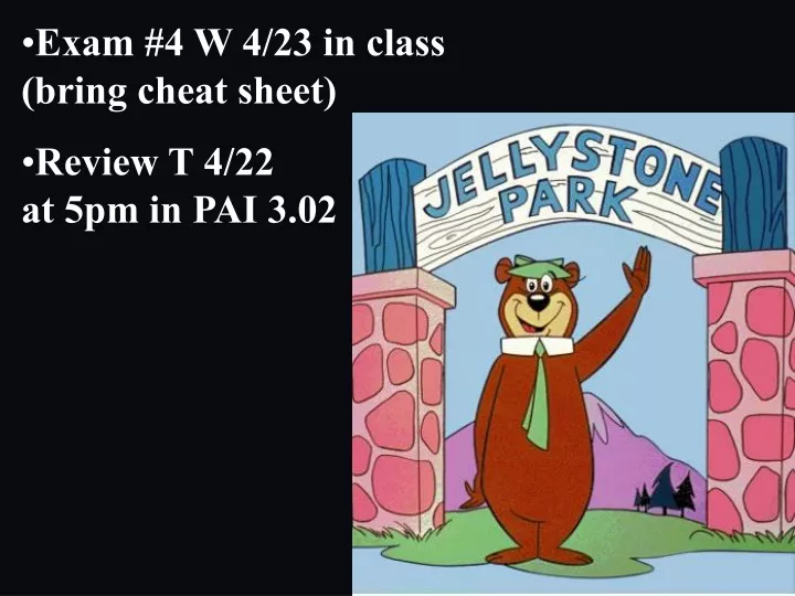 exam 4 w 4 23 in class bring cheat sheet review