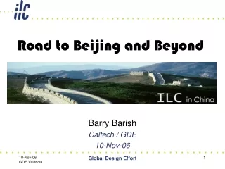 Road to Beijing and Beyond