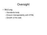 Web Oversight for Interoperability and Growth - slide 1