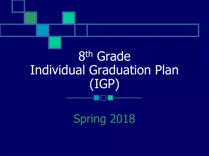 8 th grade individual graduation plan igp