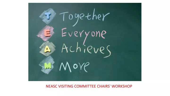 neasc visiting committee chairs workshop