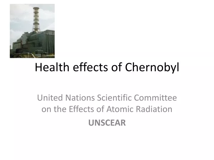 health effects of chernobyl