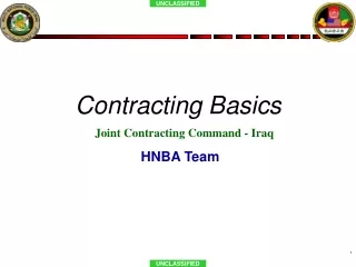 Contracting Basics