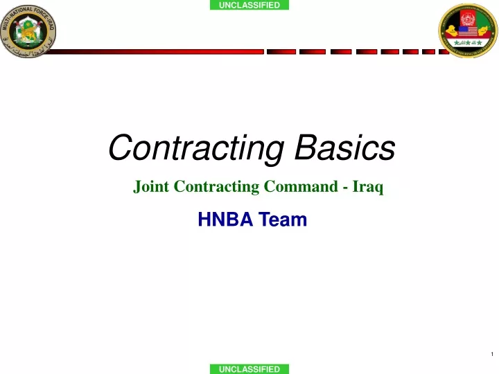 contracting basics