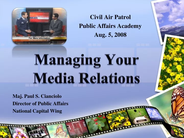 managing your media relations