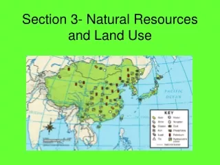 Section 3- Natural Resources and Land Use